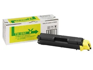 Kyocera oryginalny toner TK590Y, yellow, 5000s, 1T02KVANL0, Kyocera FS-C 2026, 2126MFP, O